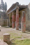 Roman columns at Herculaneum