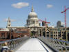St Paul's Cathedral as seen from the Millenium Bridge (2)